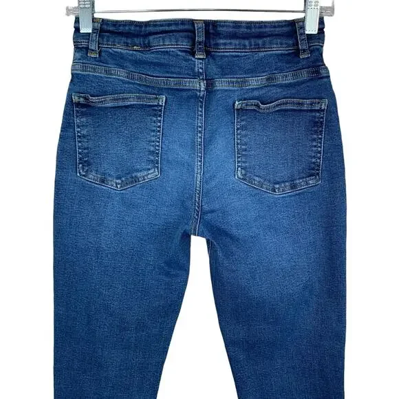 Mini Boden Jeans Skinny Stretchy Adjustable Waist Blue Girls 14 - Picture 8 of 9